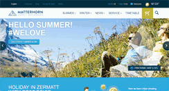 Desktop Screenshot of matterhornparadise.ch